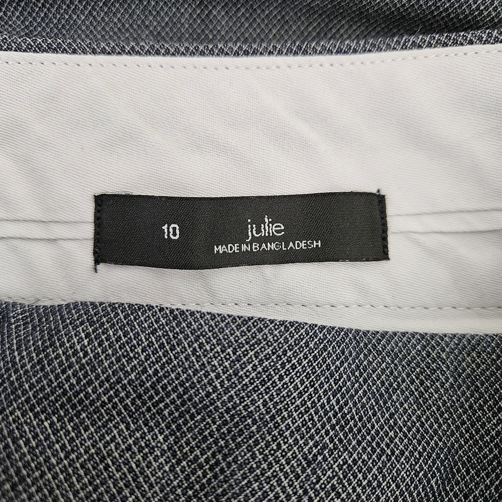 Ann Taylor LOFT Julie Straight Leg Dress Pants Gray High Rise Career 10 - Picture 5 of 7